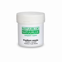 Organic psyllium fiber powder