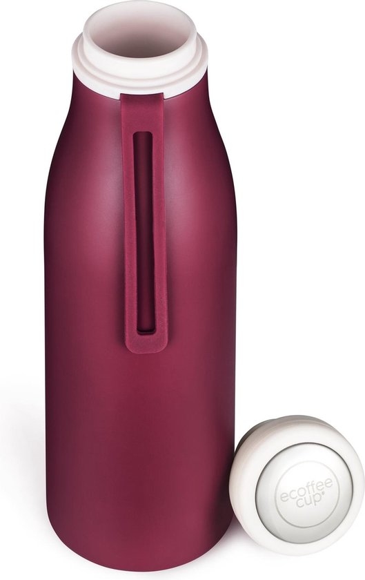 Ecoffee Cup stainless steel bottle Bordeaux