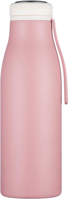 Ecoffee Cup vacuum bottle Local Fluff Tall 500 Ml Rvs Pink
