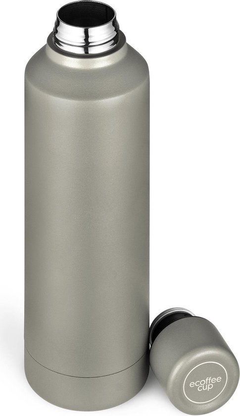 Ecoffee Cup vacuum bottle Molto Grigio Tall 500 Ml Rvs Grey