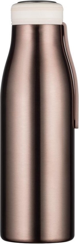 Ecoffee Cup vacuum bottle Rosoro Tall 500 Ml Rvs Bronze